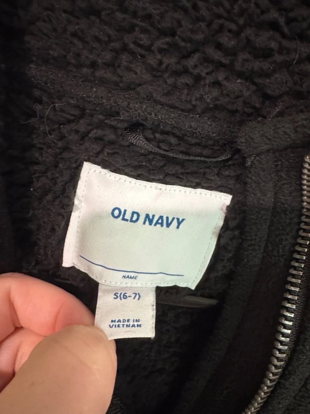 Old Navy Black Hooded Puffer Coat for Kids / AA11